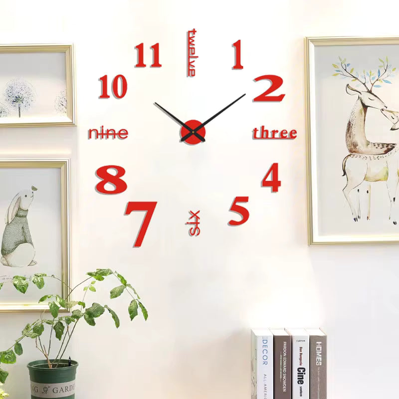 Large Home Clock Decoration