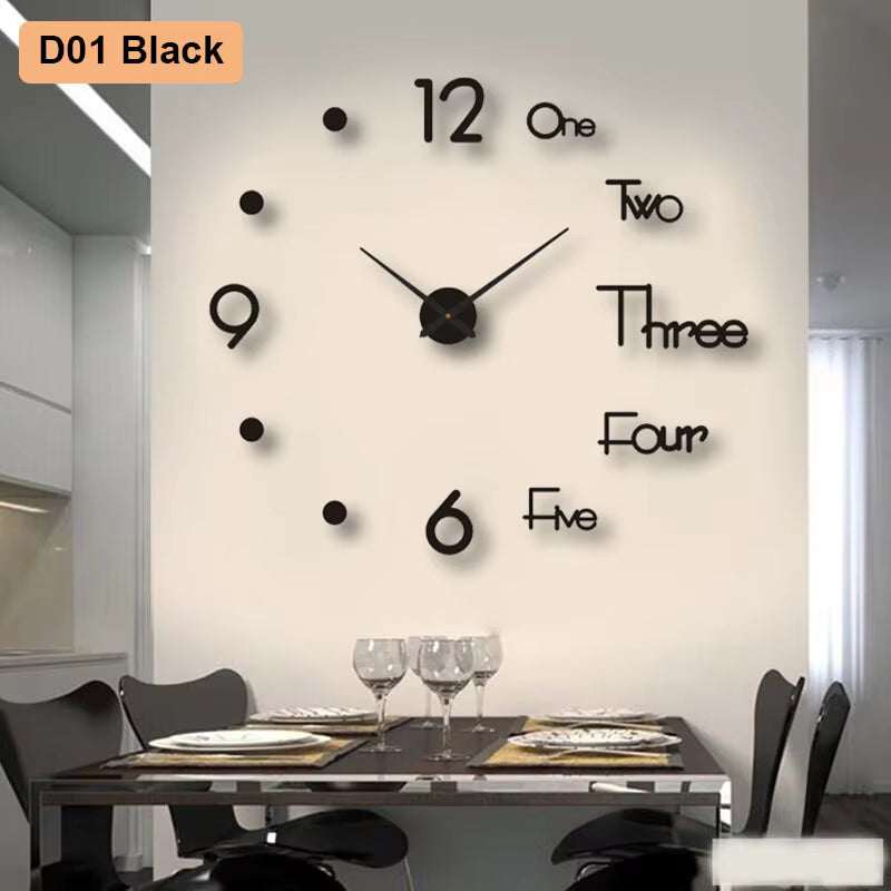 Large Home Clock Decoration